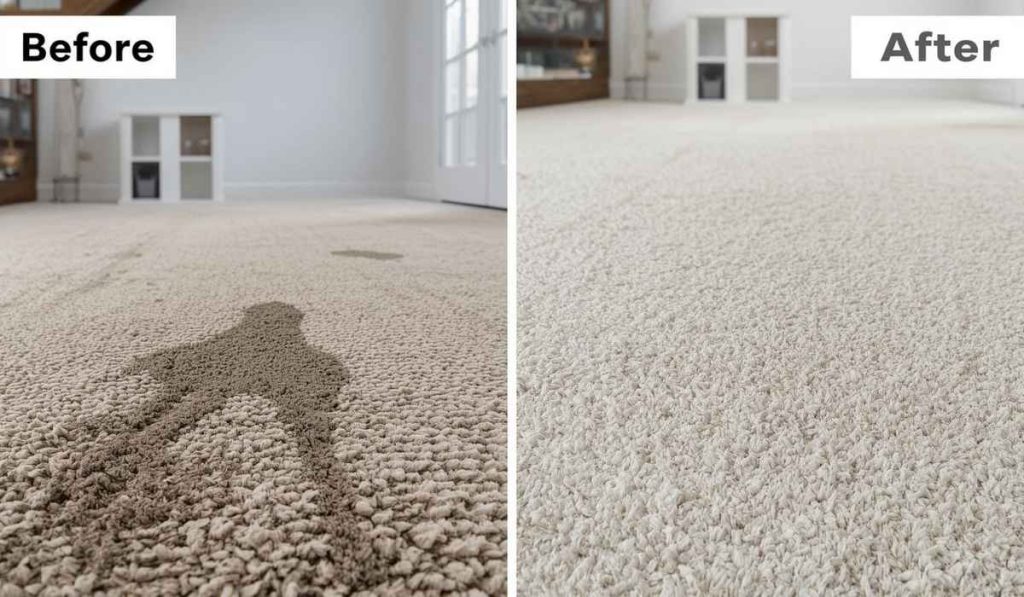 pet urine spill on carpet