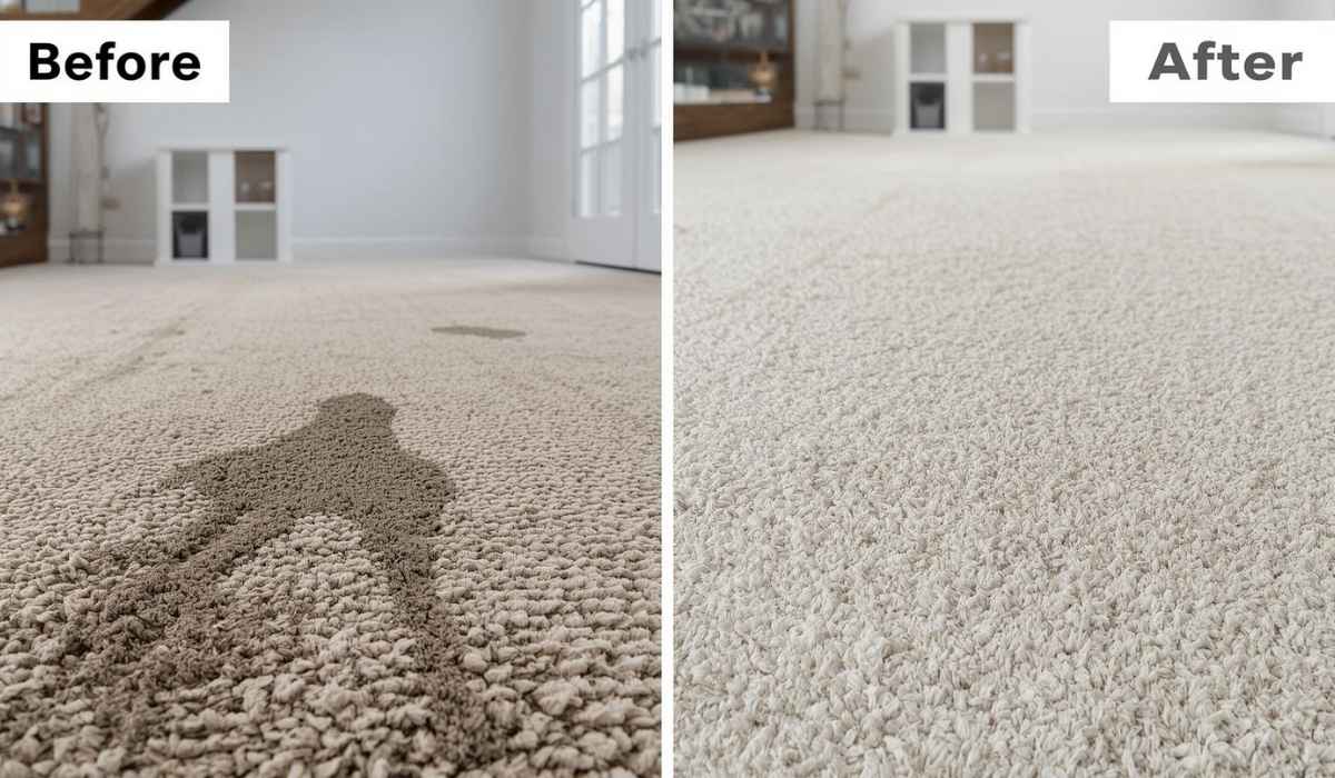 pet urine spill on carpet